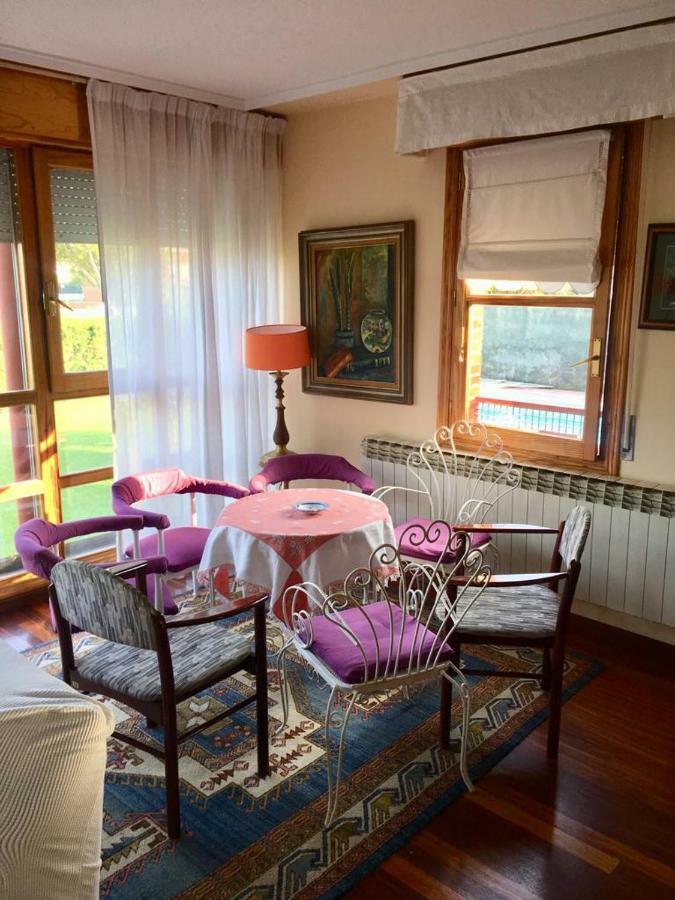 Preciosa casa independiente con piscina cubierta y gran jardín privados Haro Exterior foto